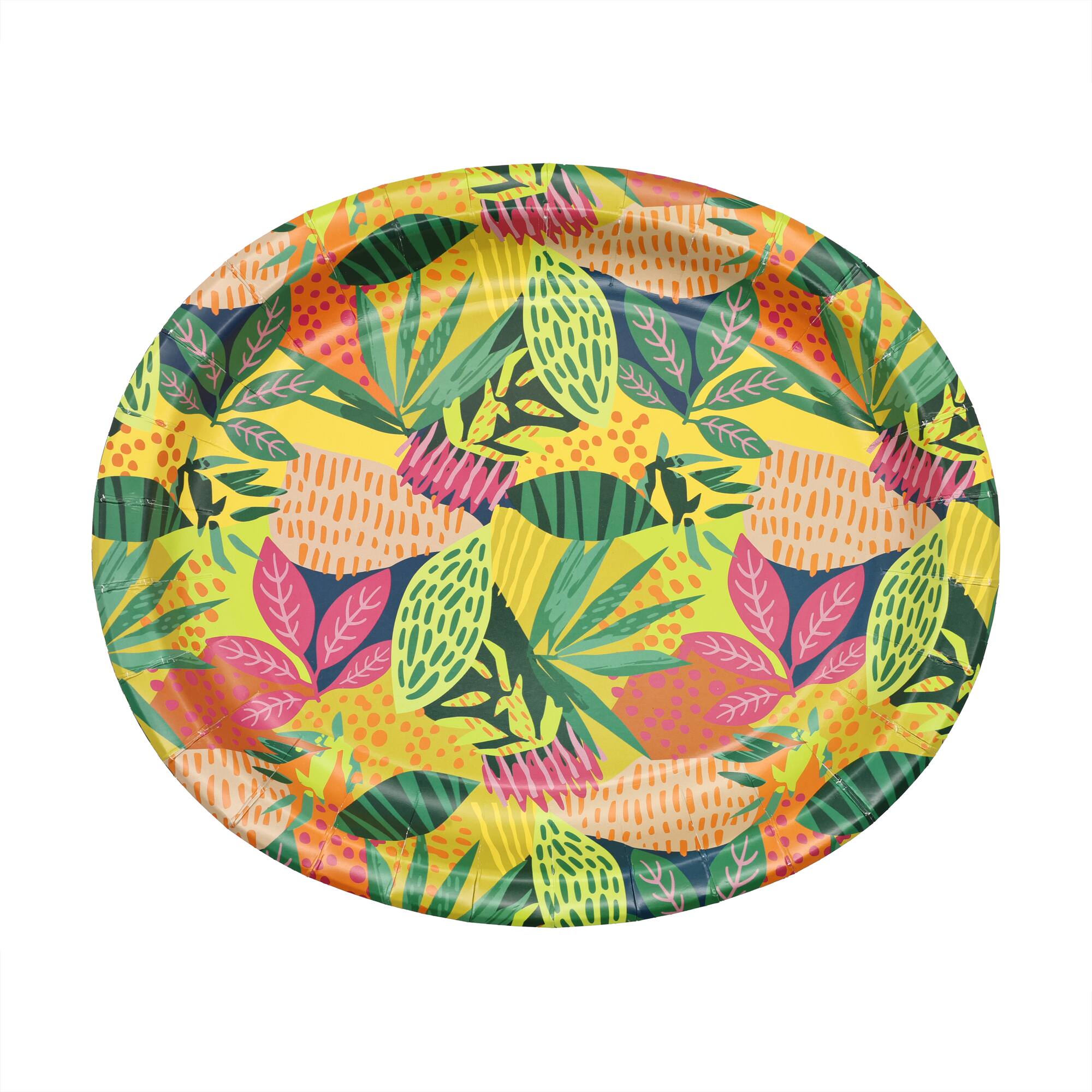 12" Hothouse Print Oval Plates, 10ct. by Celebrate It™